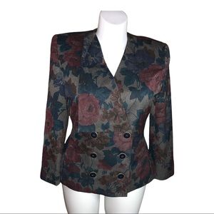 KASPER for A.S.L. Floral Blazer, Size 12